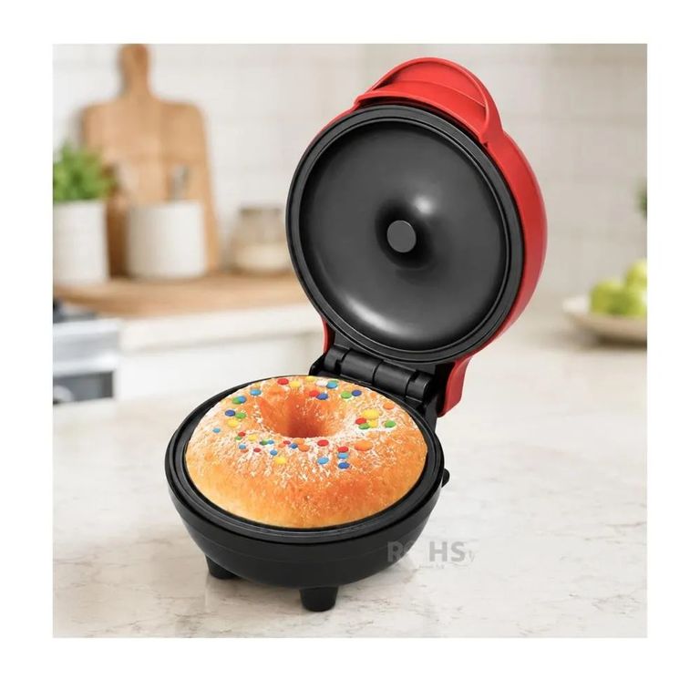 Máquina Eléctrica para Donas Mini Antiadherente de 1 Cavidad para Donuts Caseros