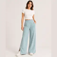 ROSUE - Pantalón corduroy elegante mujer