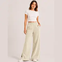 ROSUE - Pantalón corduroy elegante mujer