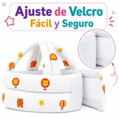 GENERICO - Gorro Protector Antigolpes Animalitos de la Selva