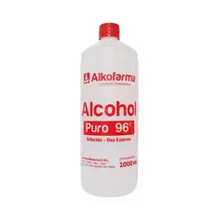 ALKOFARMA - Alcohol 96 Grados X 1 Litro