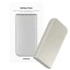 XIAOMI - Power Bank Samsung 20000mah Carga Rápida 45w Beige