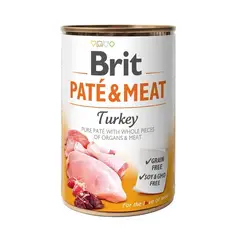 BRIT - PATE DE CARNE DE POLLO Y PAVO X 400 GR PARA PERROS