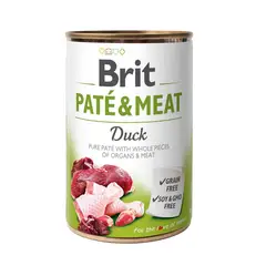 BRIT - PATE DE CARNE DE POLLO Y PATO X 400 GR PARA PERROS