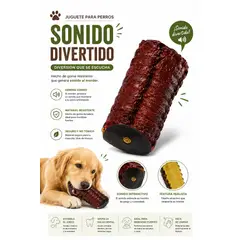 GENERICO - Juguete Mordedor para mascotas carne