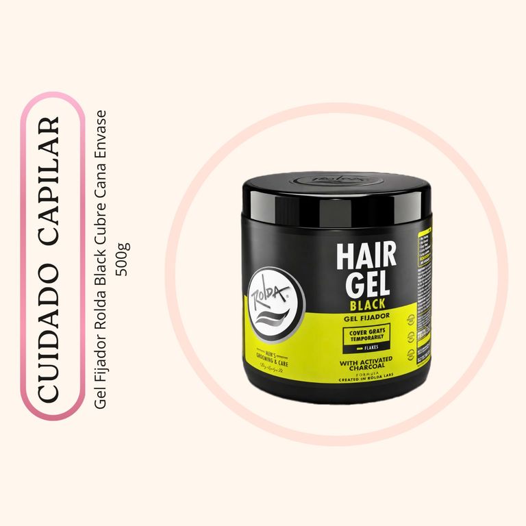 Gel Fijador Rolda Black Cubre Cana
