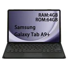 SAMSUNG - Tablet Galaxy Tab A9+ WIFI 4GB+64GB Gris+Teclado Negro