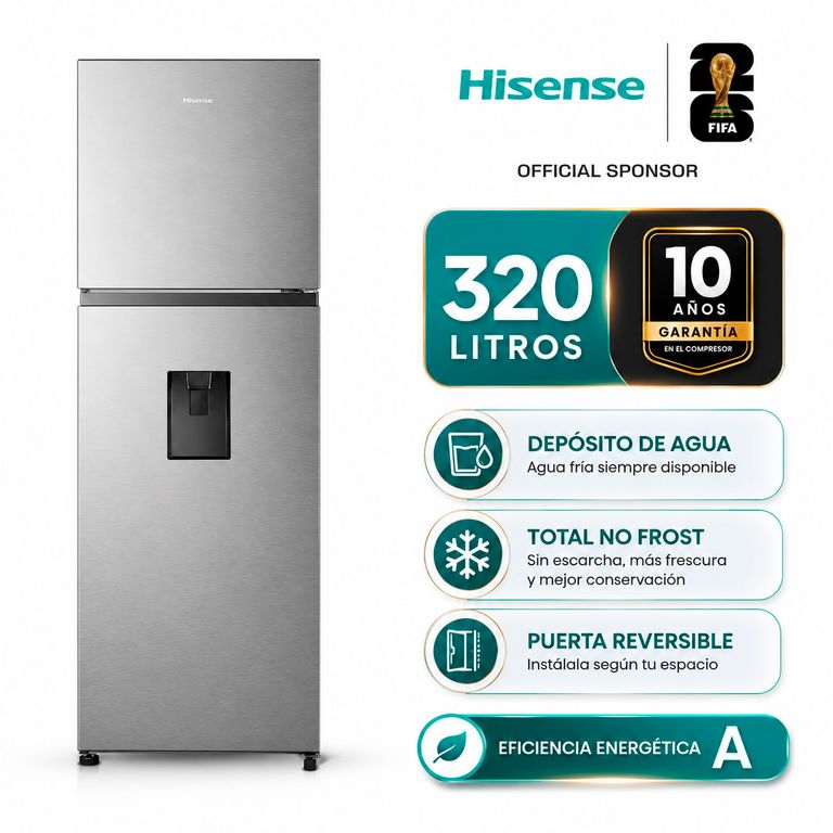 Refrigeradora Top Mount 324L RT3N320NMC