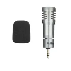 BOYA - Micrófono Solapero Mini Jack TRS Omnidireccional para Celular Cámara
