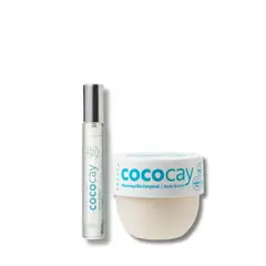 ARANZA - MASCARILLA CORPORAL MANTEQUILLA 50 GR + ÓLEO TRAVEL SIZE AROMA A COCO AVAINILLADO