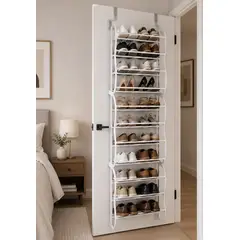 GENERICO - Organizador de Zapatos Colgante para Puerta 36 Pares