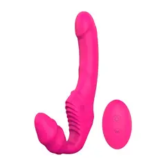 JOTA STORE - Pink Lover Consolador Vibrador Doble para Parejas 9 Modos Vibra+