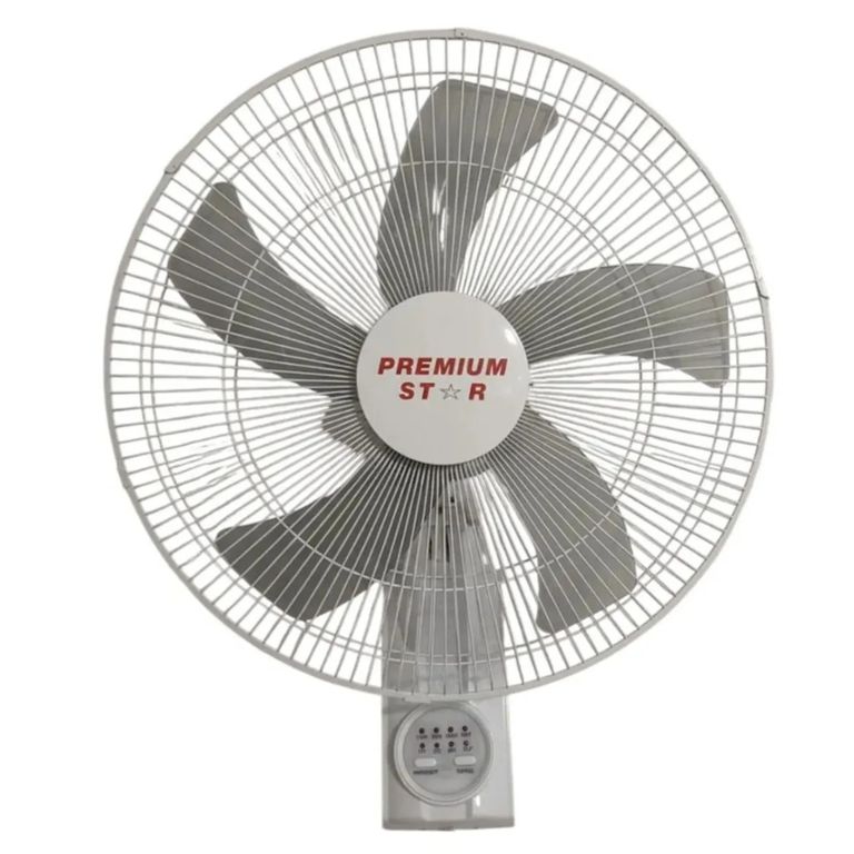 Ventilador de Pared con control Remoto Premium Star 18 Pulg Blanco 200 W
