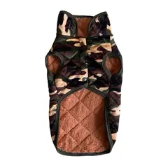 GENERICO - Abrigo - Casaca Carnero para Perros Talla 1 Verde Camuflado