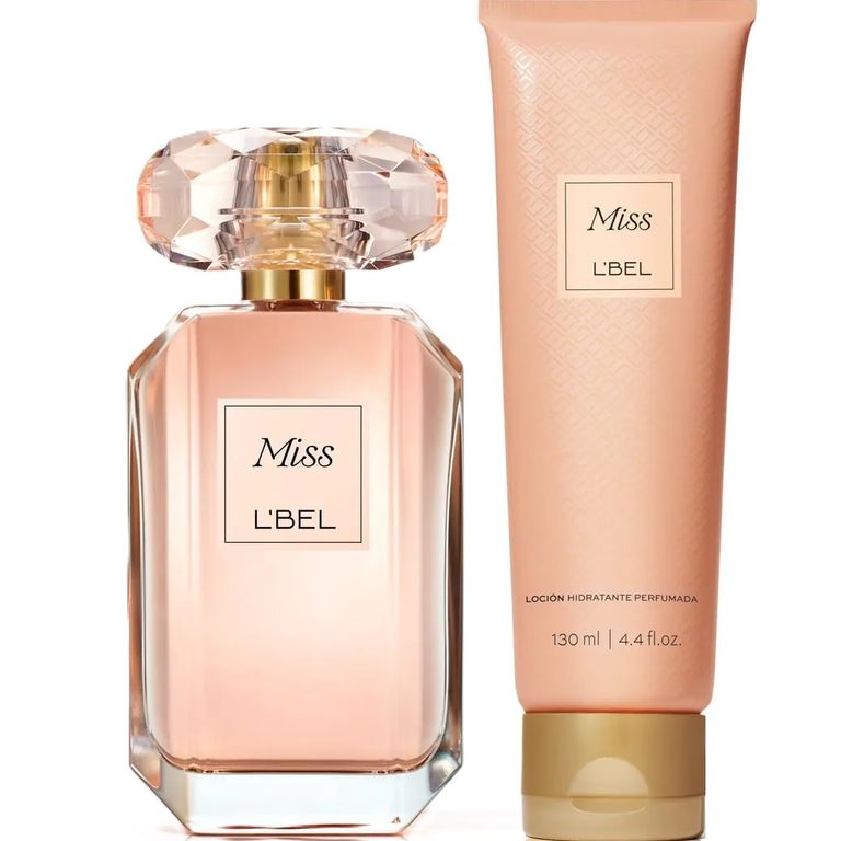 Set Miss perfume y loción corporal aroma floral frutal