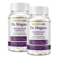 VITAMINA - PACK X 02 - Magnesium Complex GOLDEN LABS - 240 Capsulas