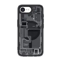 SPIGEN - Case Ultra Hybrid Zero One MagFit iPhone 17e Diseño Teardown Negro