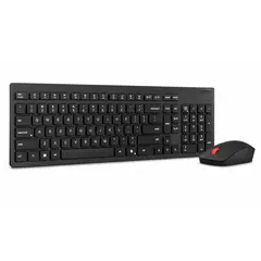 LENOVO - Combo Teclado y Mouse Inalámbrico Essential Gen 2 USB 2.4GHz Español Copilot Negro 4X31R64500