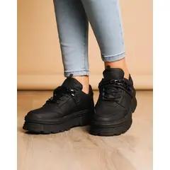 NEBULA - Zapatillas Urbanas Mujer Oslo - Negro