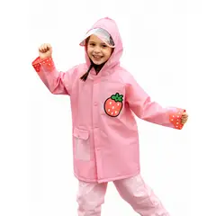 GENERICO - PONCHO IMPERMEABLE PARA NIÑOS MODELO FRESITA