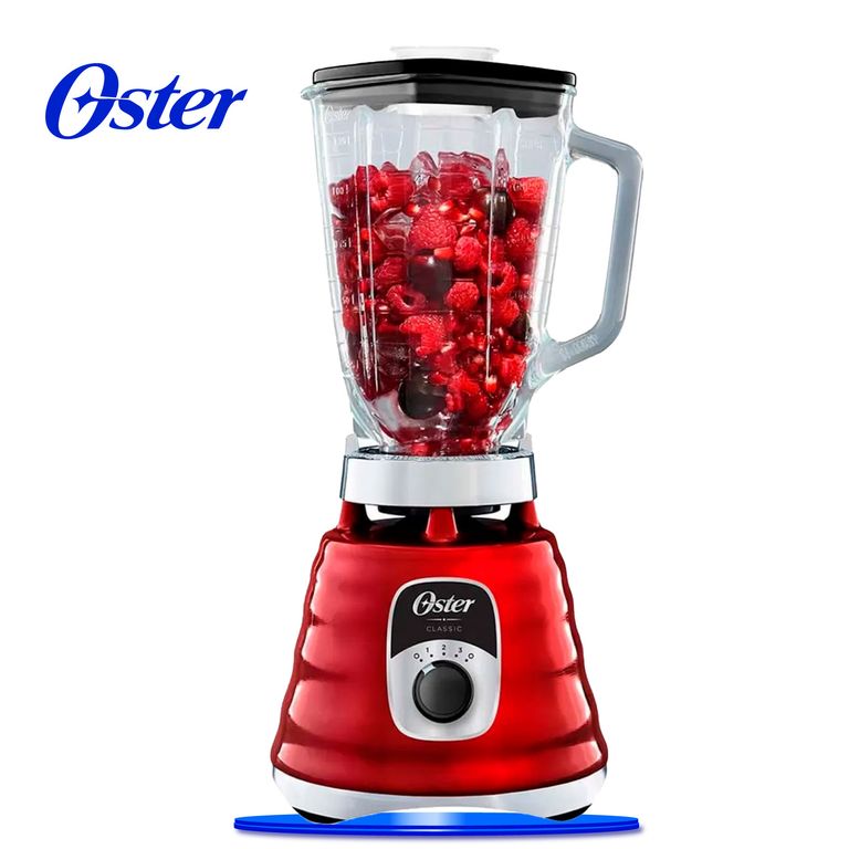 Licuadora 3 Velocidades 1.25L Roja