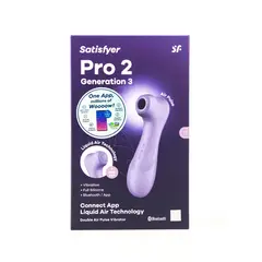 SATISFYER - Pro 2 Generation 3 Con App Vibrador Succionador Lila