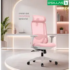 GENERICO - SILLA ERGONOMICA NOVA PRO ROSADO