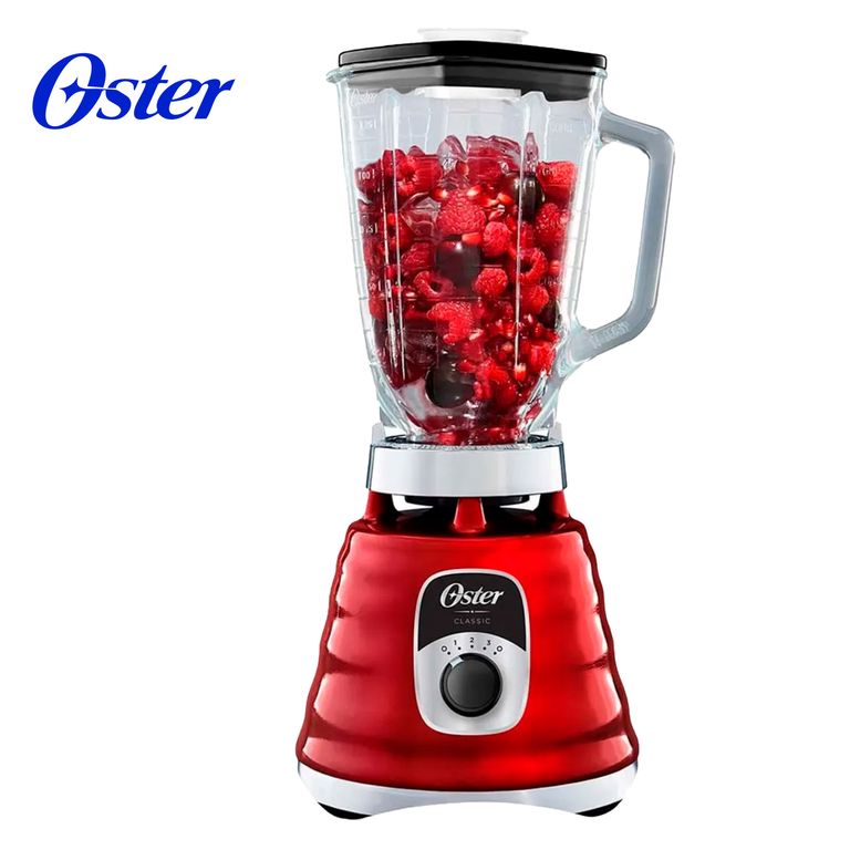 Licuadora 3 Velocidades 1.25L Roja