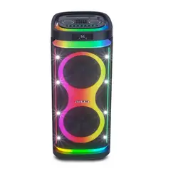 AIWA - El Parlante Parlante de torre bluetooth 100W, hasta 3 horas de reproducción, negro AWPOH6D