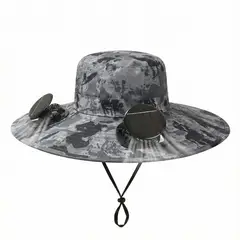 OEM - Sombrero Con Ventilador Solar - Recargable - Proteccion UV