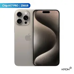 APPLE - IPhone 15 Pro 256GB Titanio Natural eSIM Reacondicionado Grado A