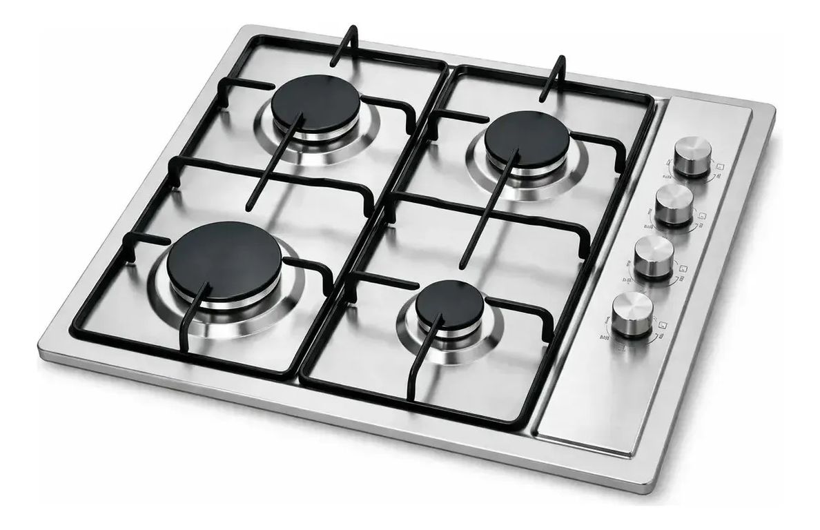 Encimera Cocina A Gas Con Encendido Eléctrico 4 Quemadores C