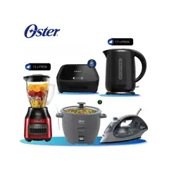 OSTER - Combo 5 En 1 Licuadora + Arrocera + Sandwichera + Hervidor + Plancha