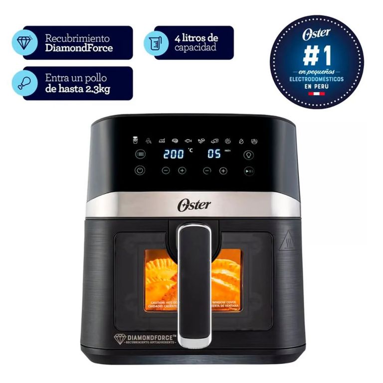 Freidora de Aire Digital con Recubrimiento DiamondForce CKSTAF40WDDF