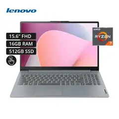 LENOVO - IdeaPad Slim 3 15ABR8 Ryzen 7-5825U, 16GB RAM, 512GB SSD, 15.6″ FHD Táctil, Windows 11