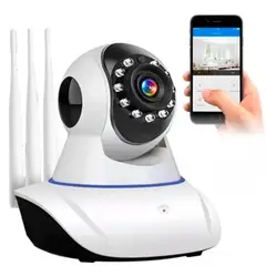 OEM - Cámara IP HD 3 Antenas WiFi 360 Sensor Movimiento Microfono