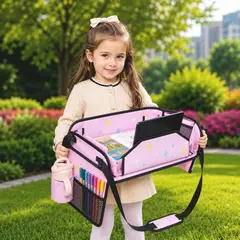 CARJOLLITY - Bandeja Auto Niños Pintar Leer Porta Tablet Premium