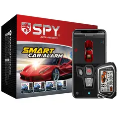 SPY - ALARMA DOBLE VIA TODO VEHICULO CON BOTON DE ENCENDIDO, ENCENDIDO CON TRANSMISOR Y APP