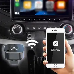 PUREPOWER - Adaptador CarPlay Inalámbrico y Android Auto, Mini Convertidor USB