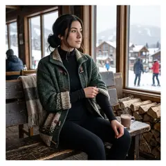OEM - POLO MUJER CALENTADOR + LEGGING A LA CINTURA TERMICO INVIERNO FRIO