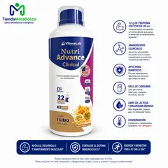 VITA - Proteína Líquida Hidrolizada NUTRI Advance - Sabor Maracumango - 1 Litro