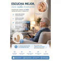 GENERICO - Audifonos para Sordera adulto mayor a Bateria
