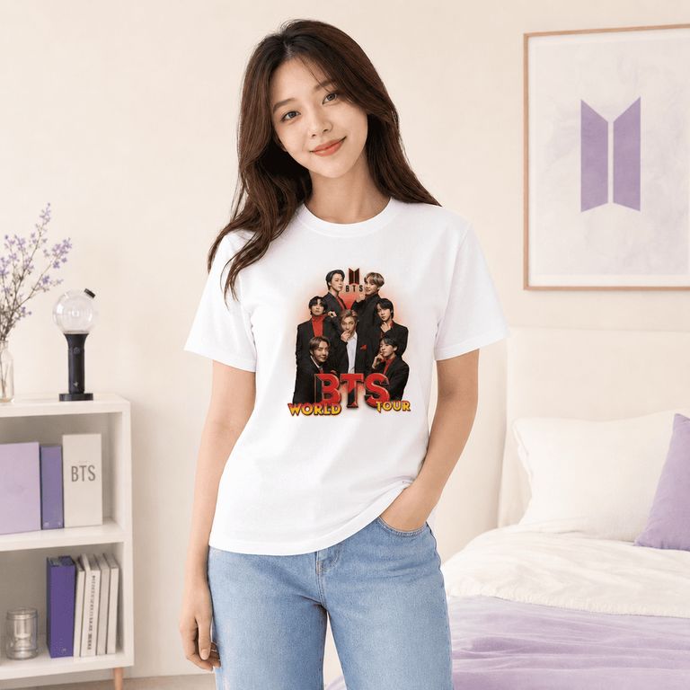 POLO BTS PARA ARMYS - PARA FANS DE BT21