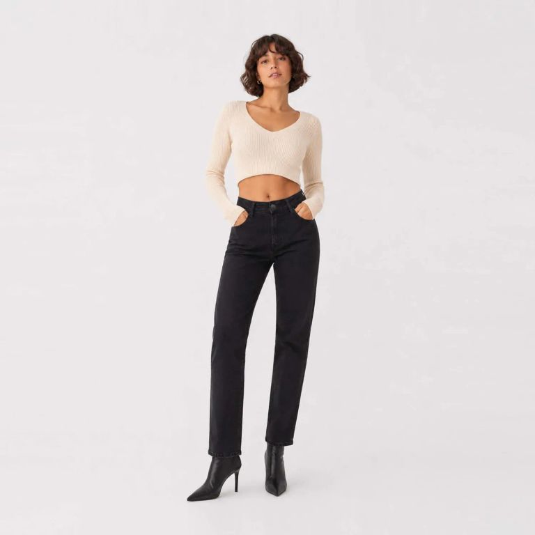 Jean Mom - Straight Cottons Jeans Lara