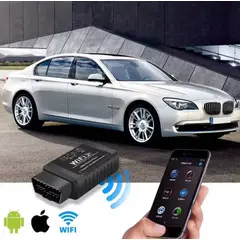 GENERICO - Escáner Automotriz WiFi ELM327 V1.5 OBD2 OBDII para iOS Android y PC SCANNER