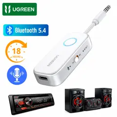 UGREEN - Transmisor Cm872 Receptor Bluetooth 5.4 Audio 3.5 Mm
