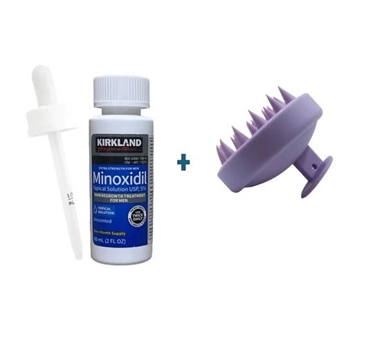 Minoxidil 5% Incluye Cepillo Crecimiento de Cabello