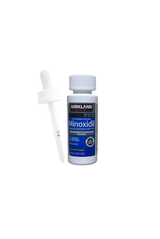Minoxidil 5% frasco y gotero barba y cabello
