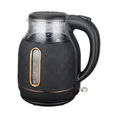 GENERICO - Hervidora eléctrica en vidrio borosilicato 2L ROJO
