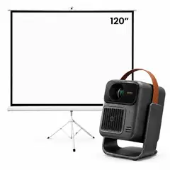 WANBO - Combo Proyector Inteligente ToGo Pro + Ecran Portátil Evox de 120" con Trípode
